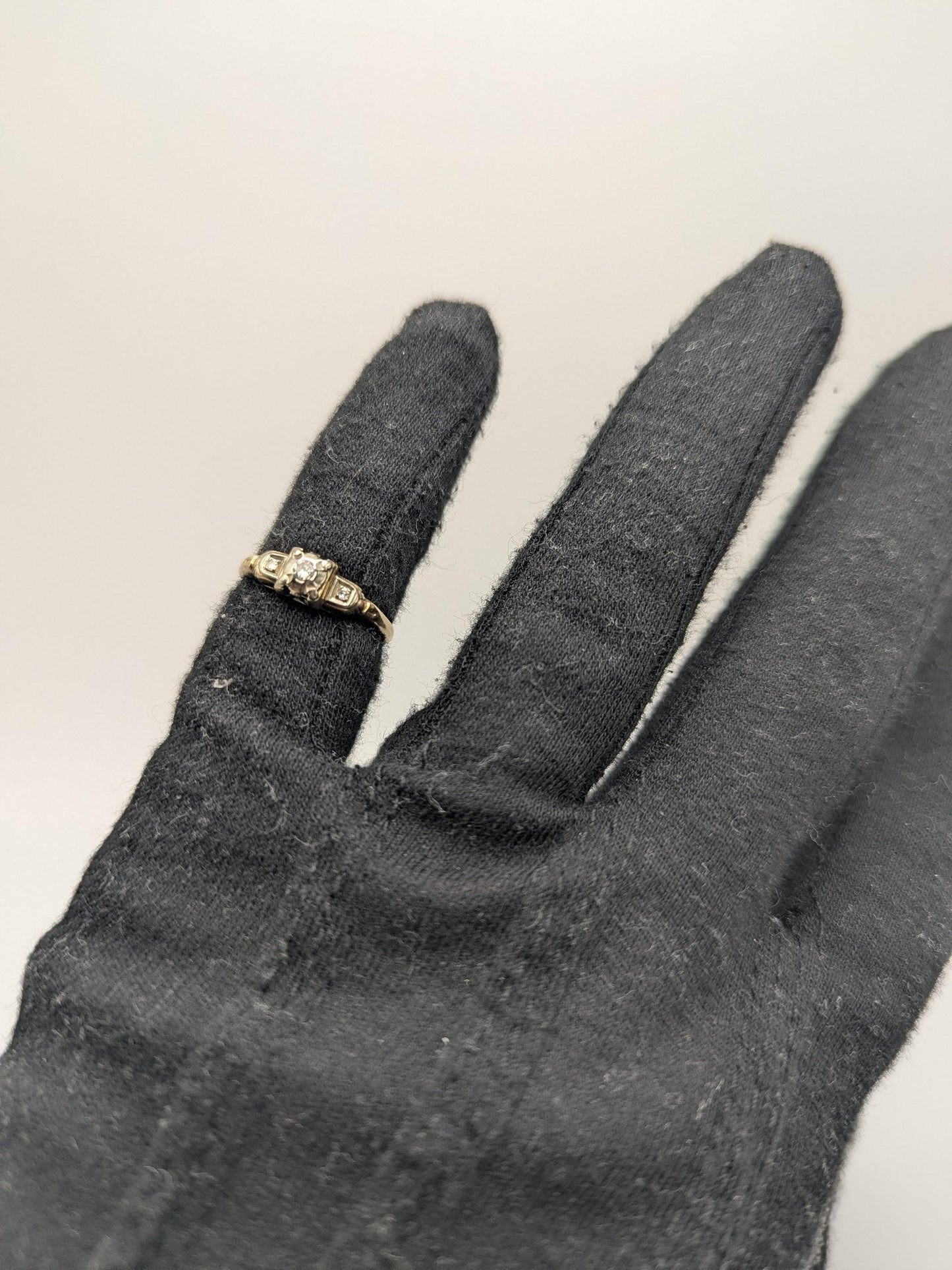 14k Yellow Gold Engagement Diamond Ring