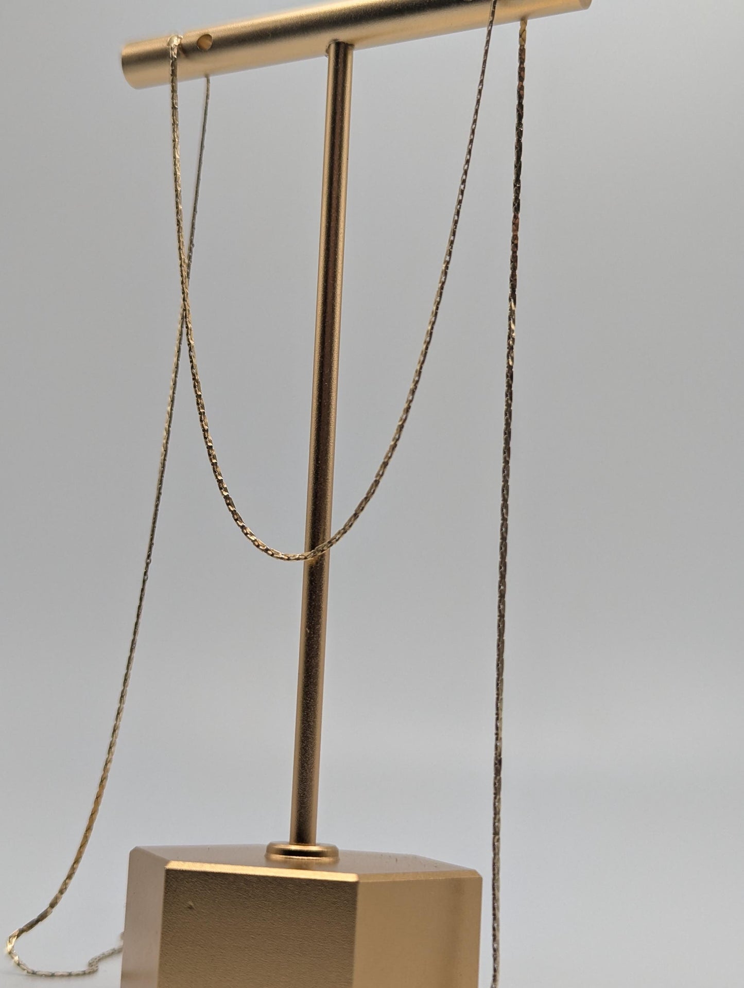 14k Yellow Gold Italy Specialty Chain Necklace 18.5"