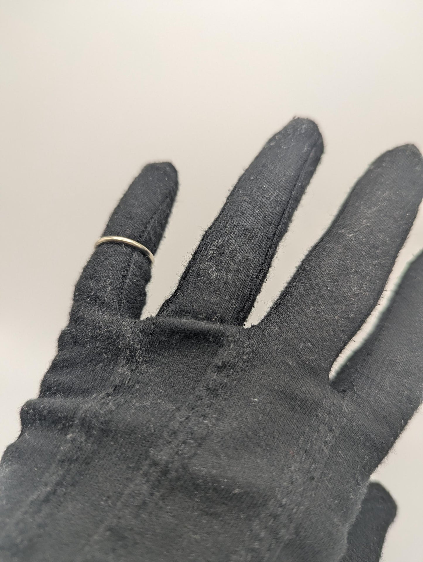 14k White Gold Wedding Band 14k White Gold Anniversary Ring.