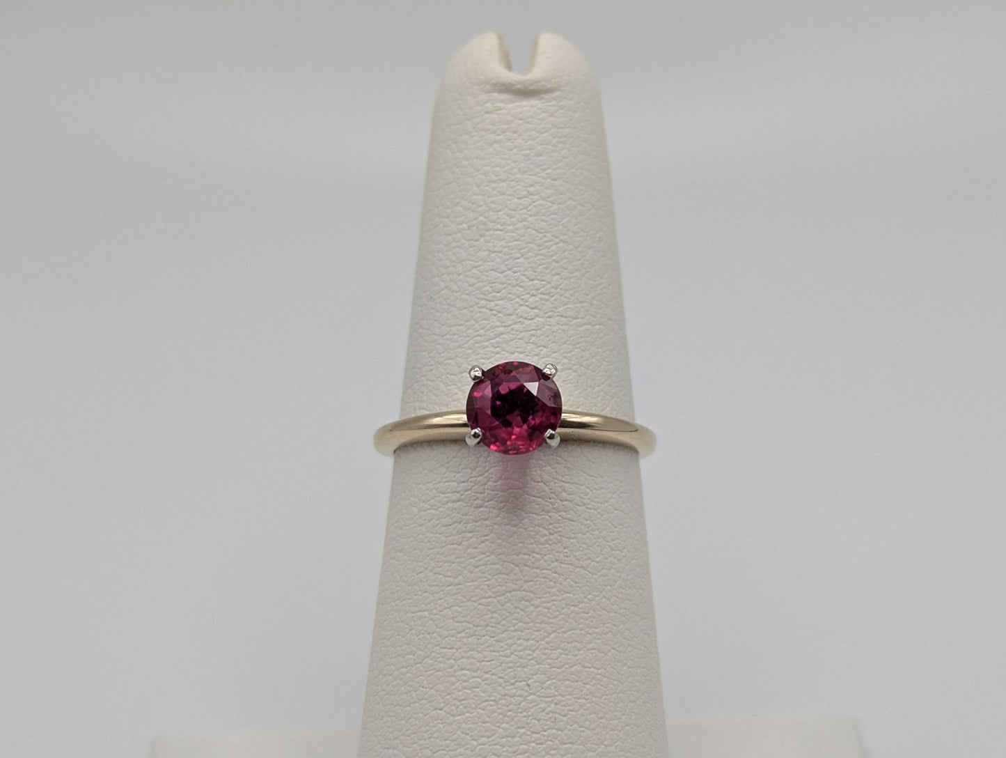 10k Yellow Gold Ruby Ring 10k Promise Ring Engagement Band