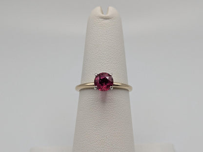 10k Yellow Gold Ruby Ring 10k Promise Ring Engagement Band