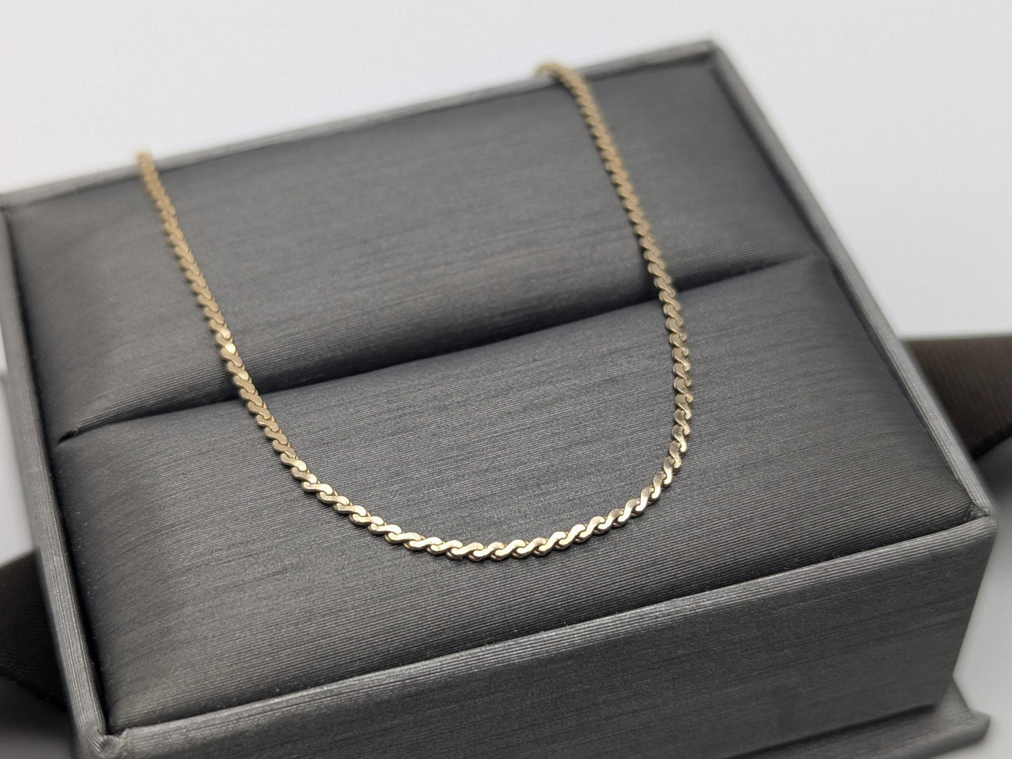 14k GF Yellow Gold 1.2 mm Speciality  7" Bracelet Chain Dainty Layering Bracelet