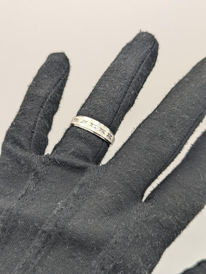 14k White Gold Diamond Mens Channel Set Half Wedding Band Anniversary Ring