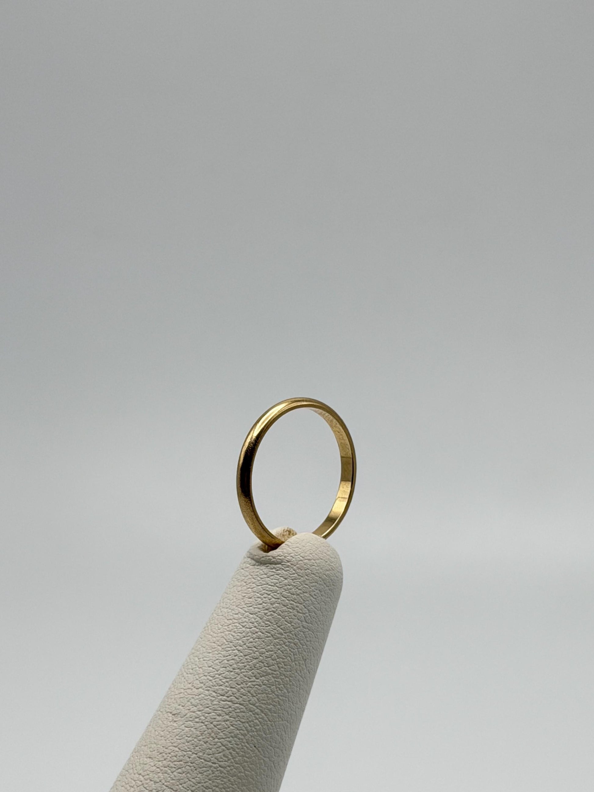 14k Yellow Gold JR Wood 2mm Wedding Band Comfort Fit Wedding Ring Anniversary