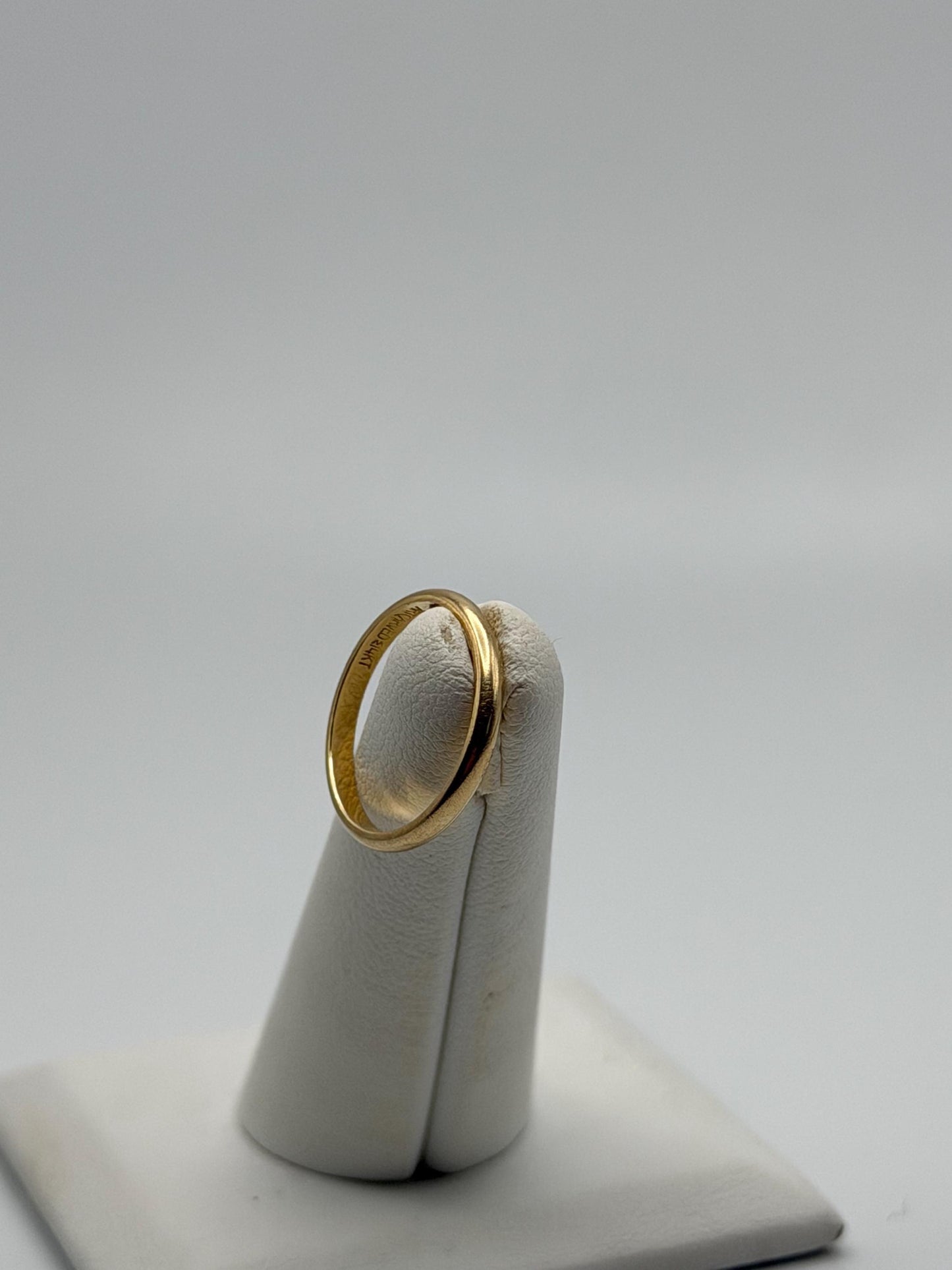 14k Yellow Gold JR Wood 2mm Wedding Band Comfort Fit Wedding Ring Anniversary