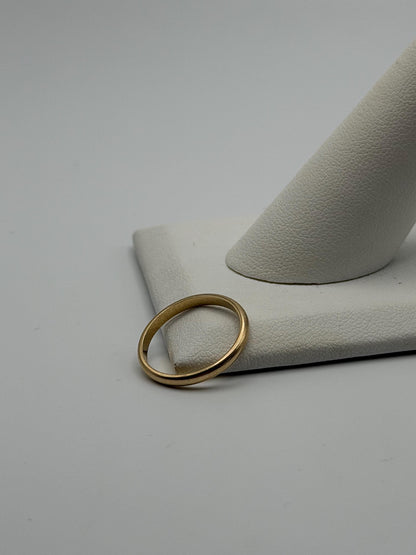 14k Yellow Gold JR Wood 2mm Wedding Band Comfort Fit Wedding Ring Anniversary