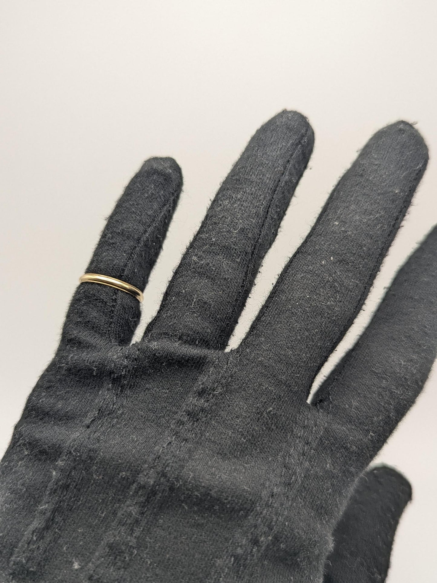 14k Yellow Gold Comfort Fit Miligrain Edge Band Ring