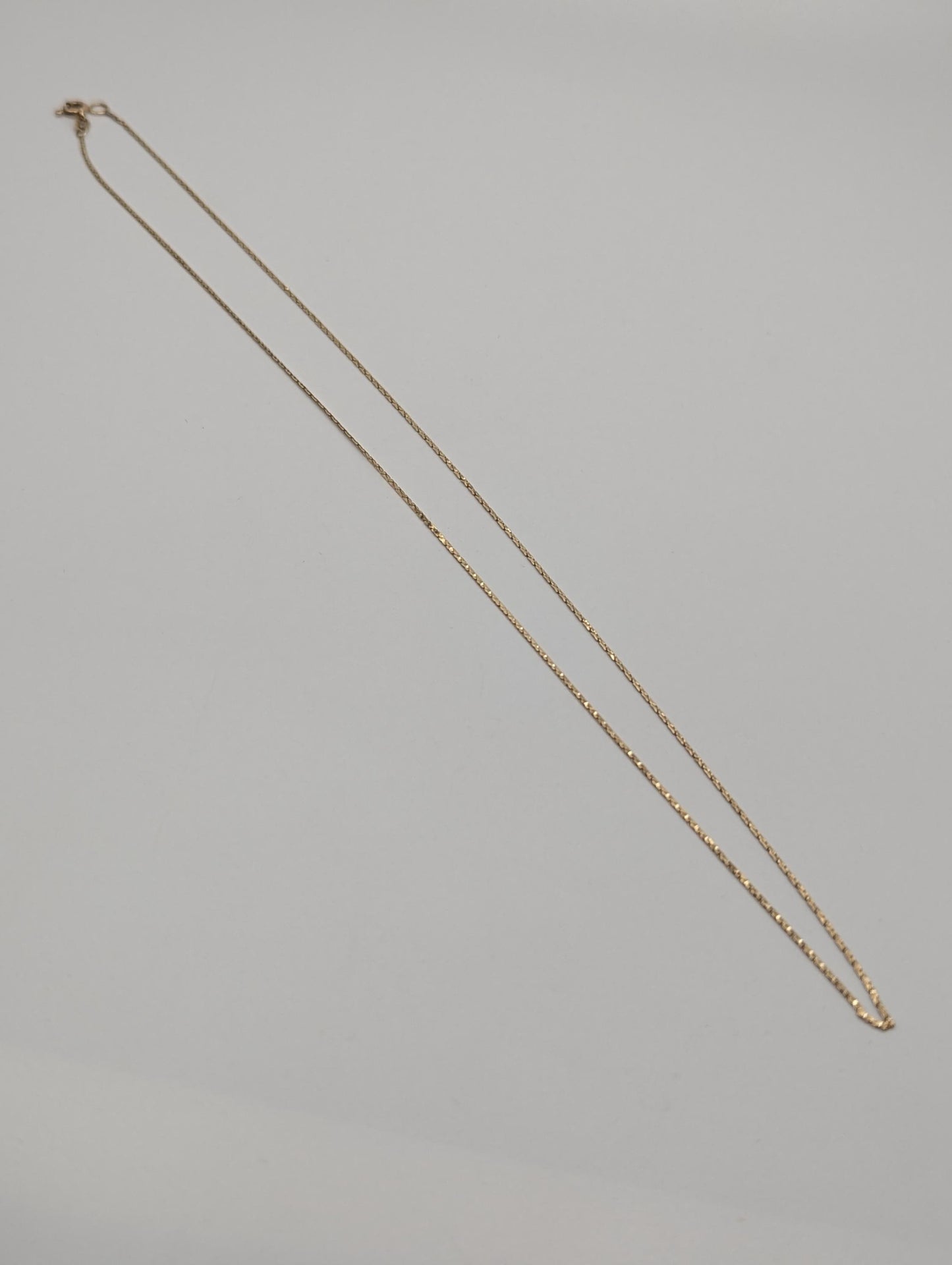 14k Yellow Gold Italy Specialty Chain Necklace 18.5"