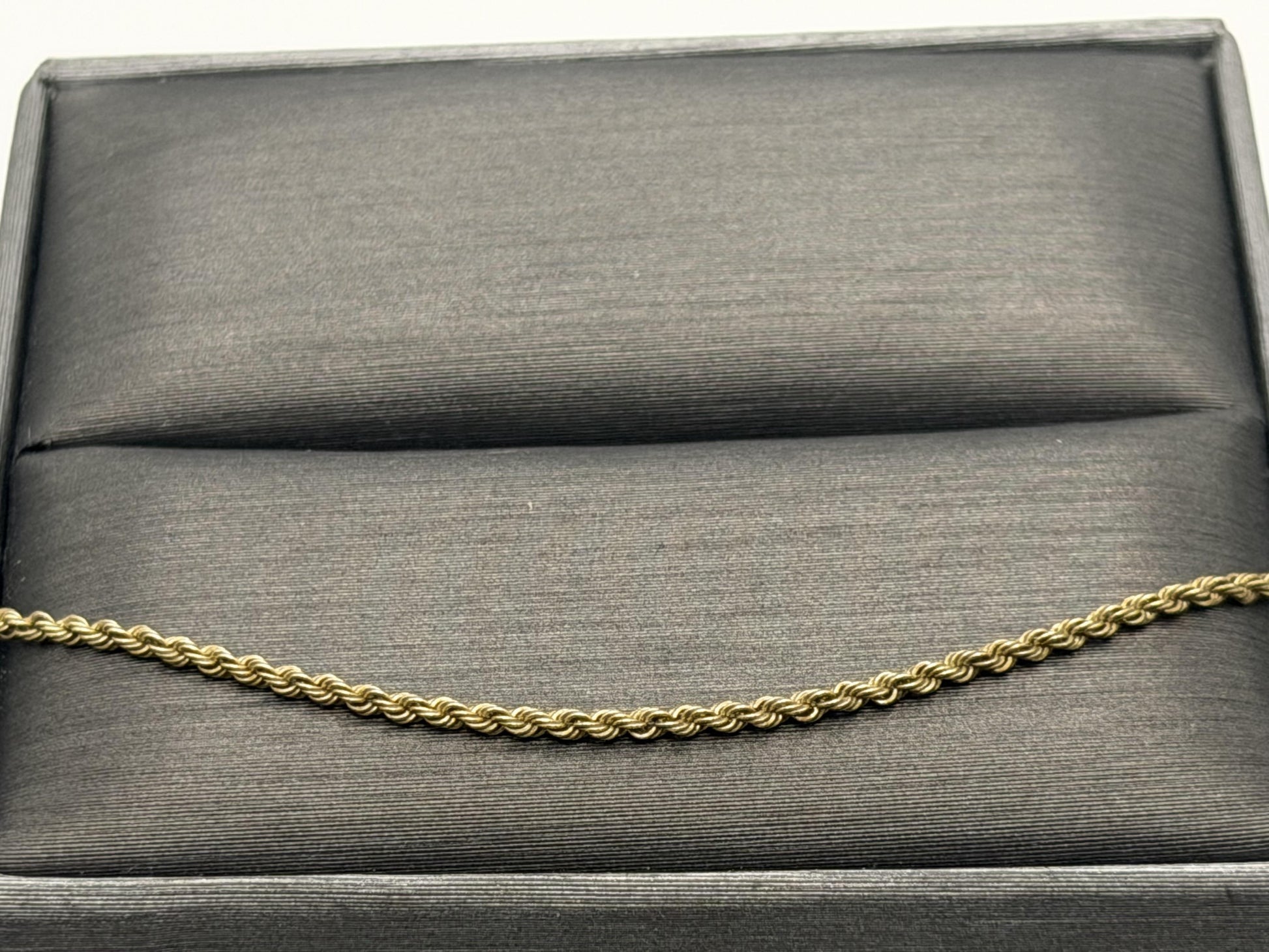 14k Yellow Gold Classic Rope Chain Necklace 24"