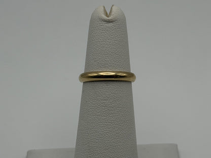 10k Yellow Gold Comfort Fit Wedding Band.