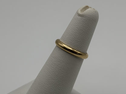 10k Yellow Gold Comfort Fit Wedding Band.