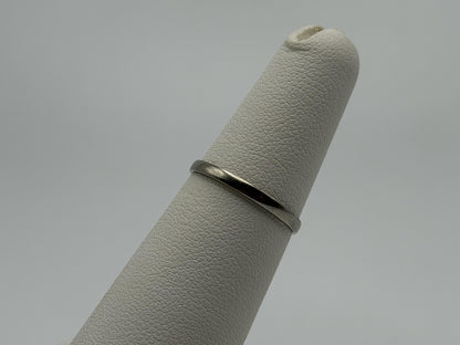 Wedding Ring 14K White Gold Wedding Band Comfort Fit Ring