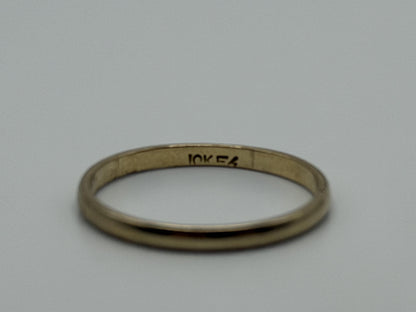 Wedding Ring 10K Yellow Gold Wedding Band Comfort Fit Ring