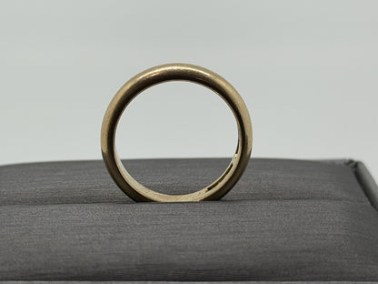 1910 European 18K Yellow Gold HEAVY Wedding Band 4mm Comfort Fit Ring