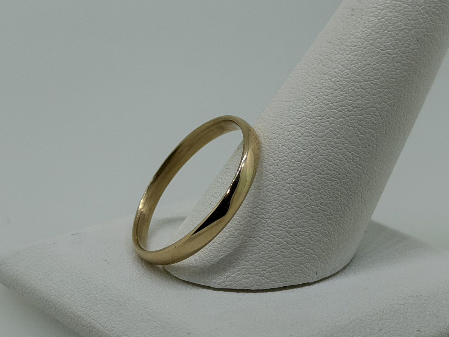 14k Yellow Gold 2.8mm Wedding Band Comfort Fit Wedding Ring Anniversary