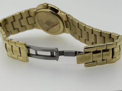 Vintage Gucci Gold Watch, Roman Numeral Bezel, Swiss Made 3000L, Luxury Designer