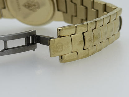 Vintage Gucci Gold Watch, Roman Numeral Bezel, Swiss Made 3000L, Luxury Designer