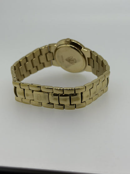 Vintage Gucci Gold Watch, Roman Numeral Bezel, Swiss Made 3000L, Luxury Designer