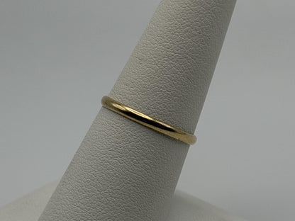 Wedding Ring 10K Yellow Gold Wedding Band Comfort Fit Ring
