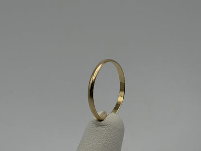 14k Yellow Gold Comfort Fit Wedding Band Anniversary Ring