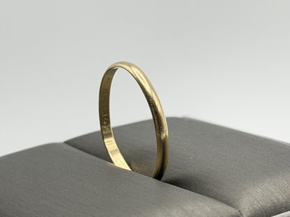 14k Yellow Gold Comfort Fit Wedding Band Anniversary Ring