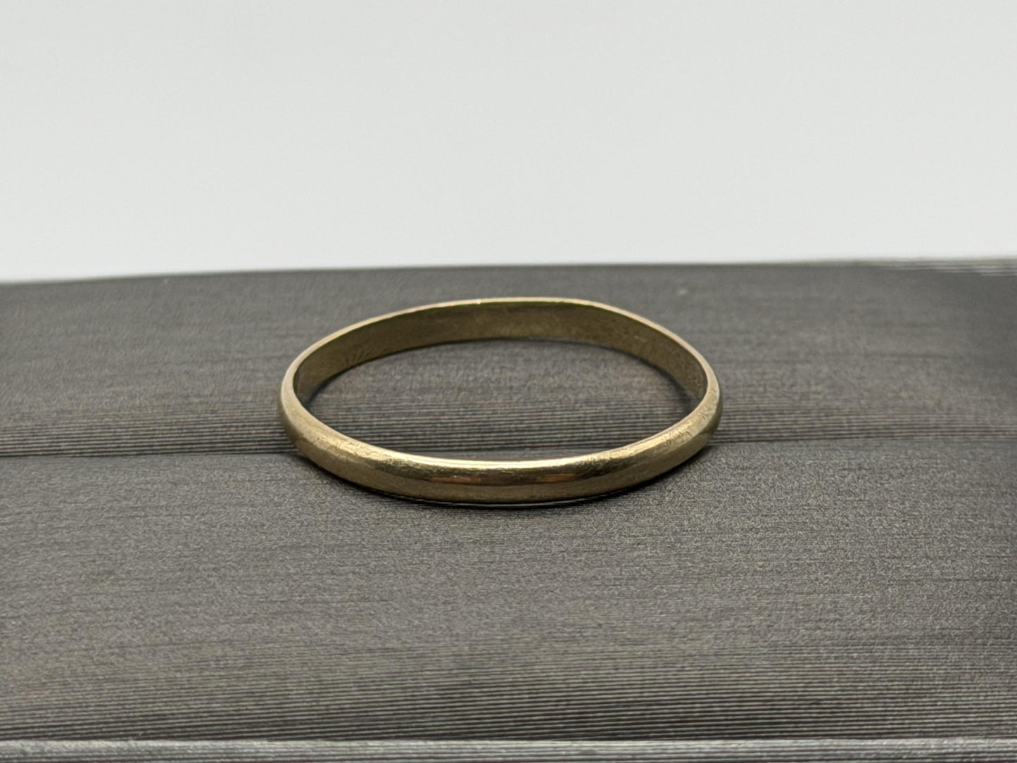 14k Yellow Gold Comfort Fit Wedding Band Anniversary Ring