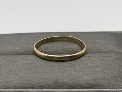 14k Yellow Gold Comfort Fit Wedding Band Anniversary Ring