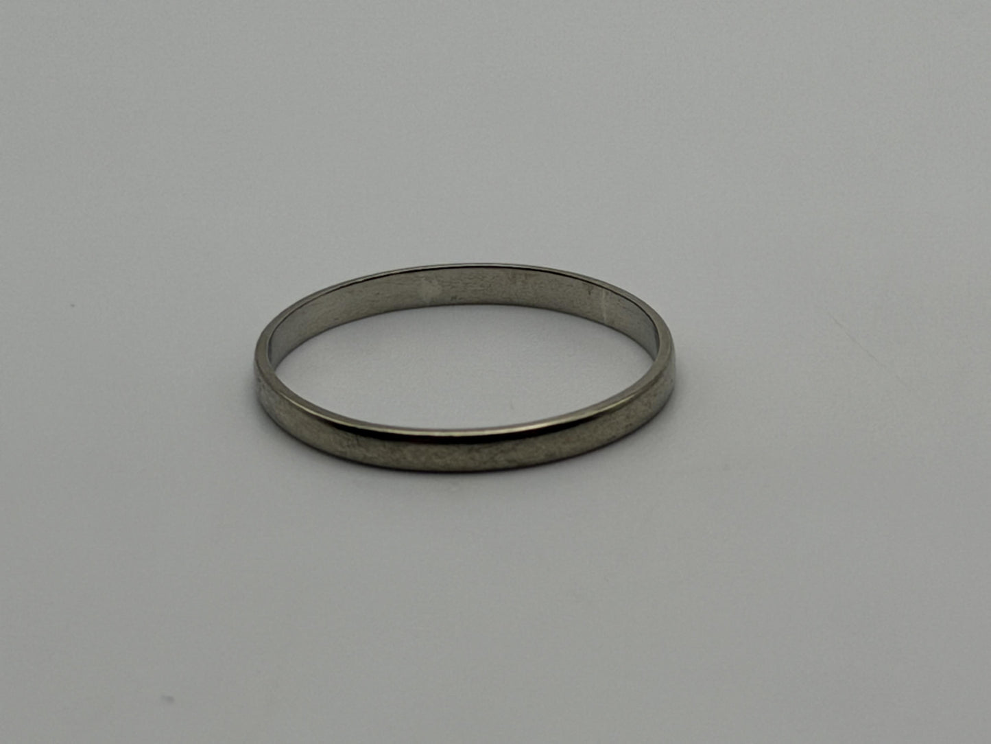 Wedding Ring 14K White Gold Wedding Band Comfort Fit Ring