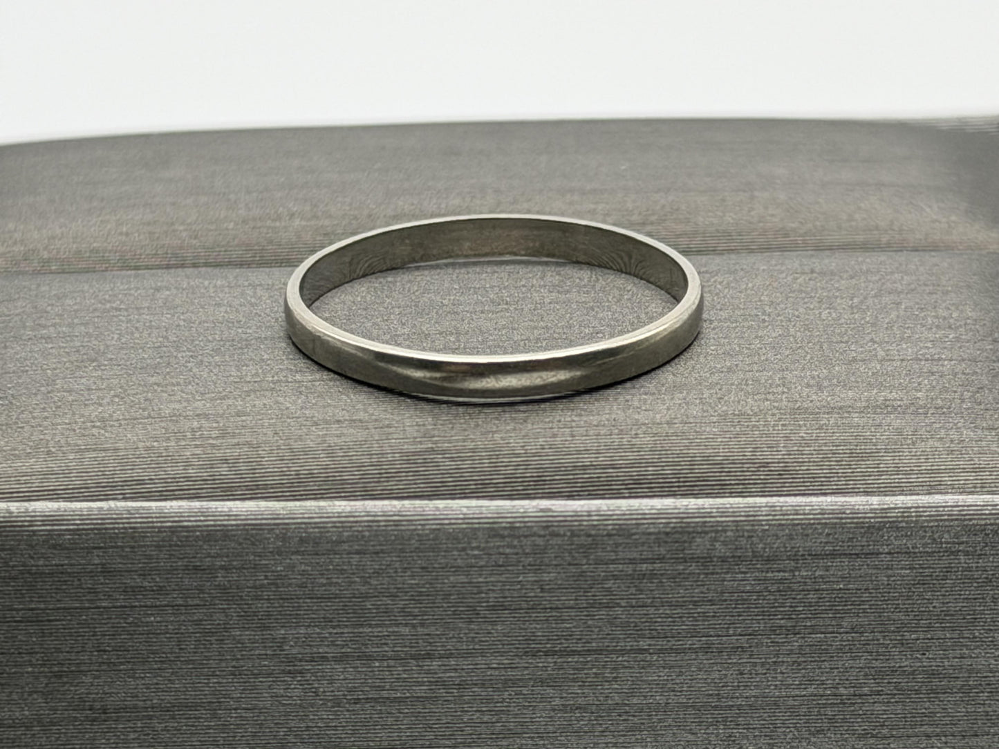 Wedding Ring 14K White Gold Wedding Band Comfort Fit Ring