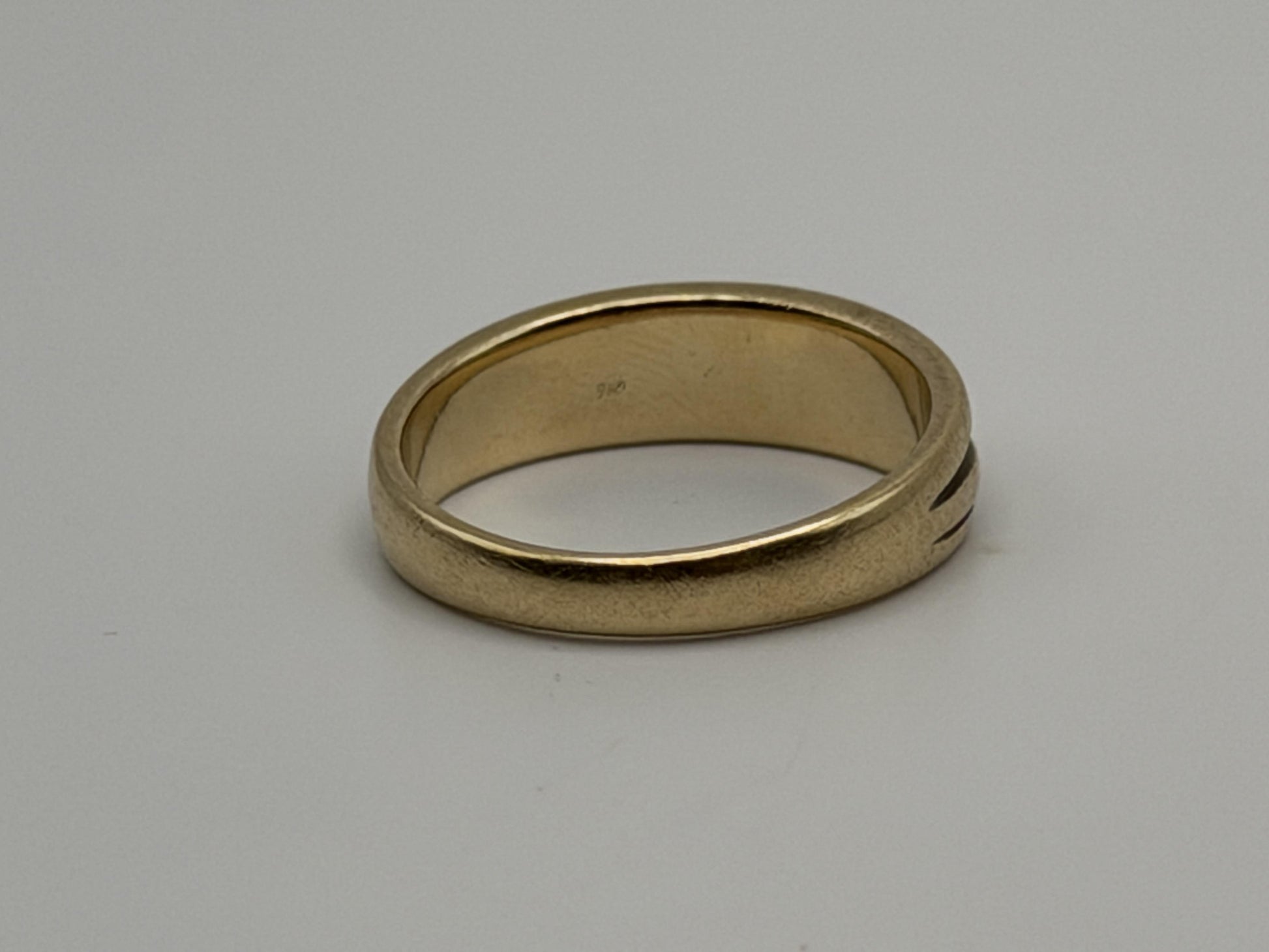 14k Yellow Gold Solid Gold Diamond Wedding Band Anniversary Ring
