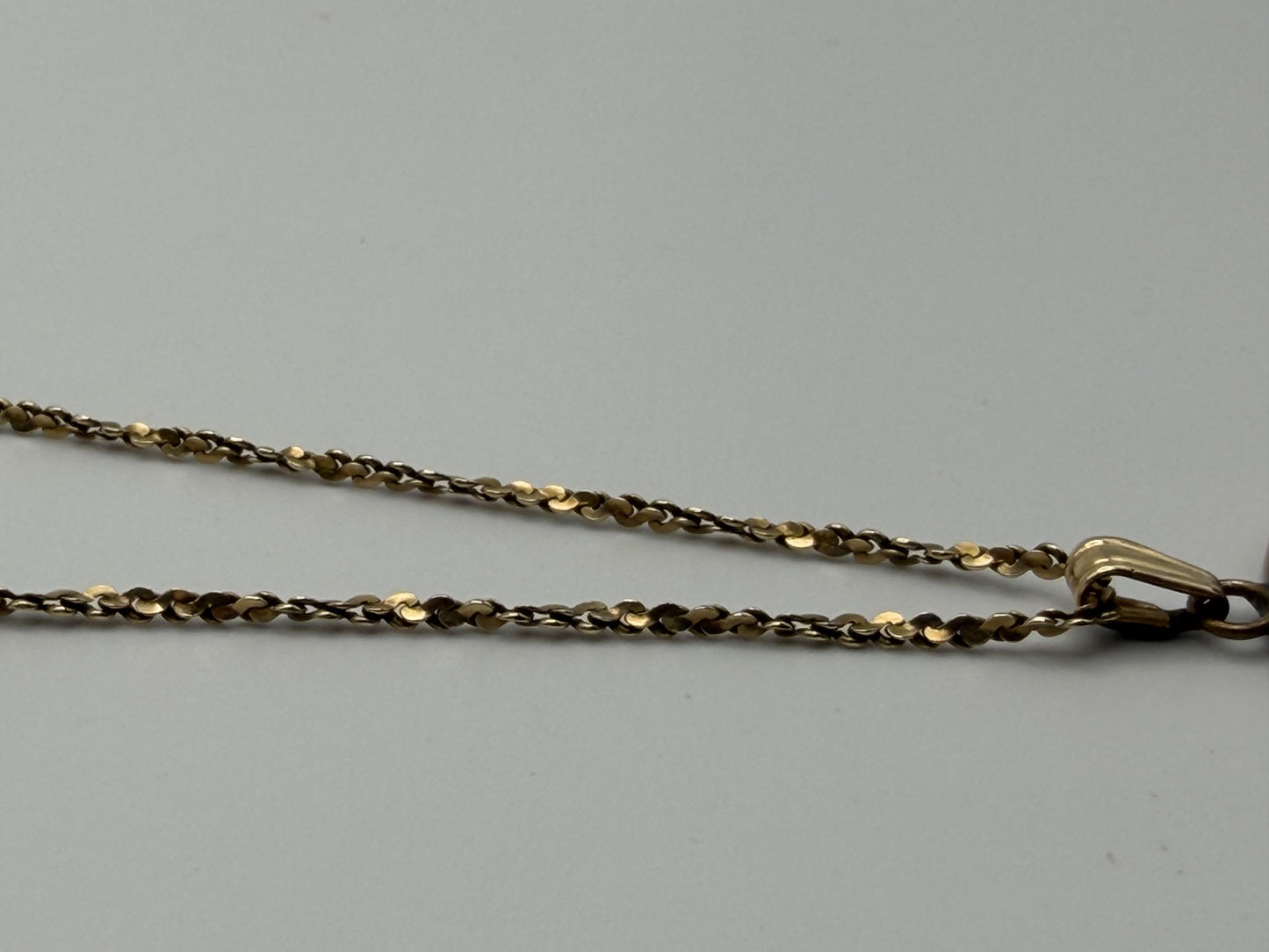 14K Gold Israel Aragot Silhouette Harp King David's Coin Pendant Necklace