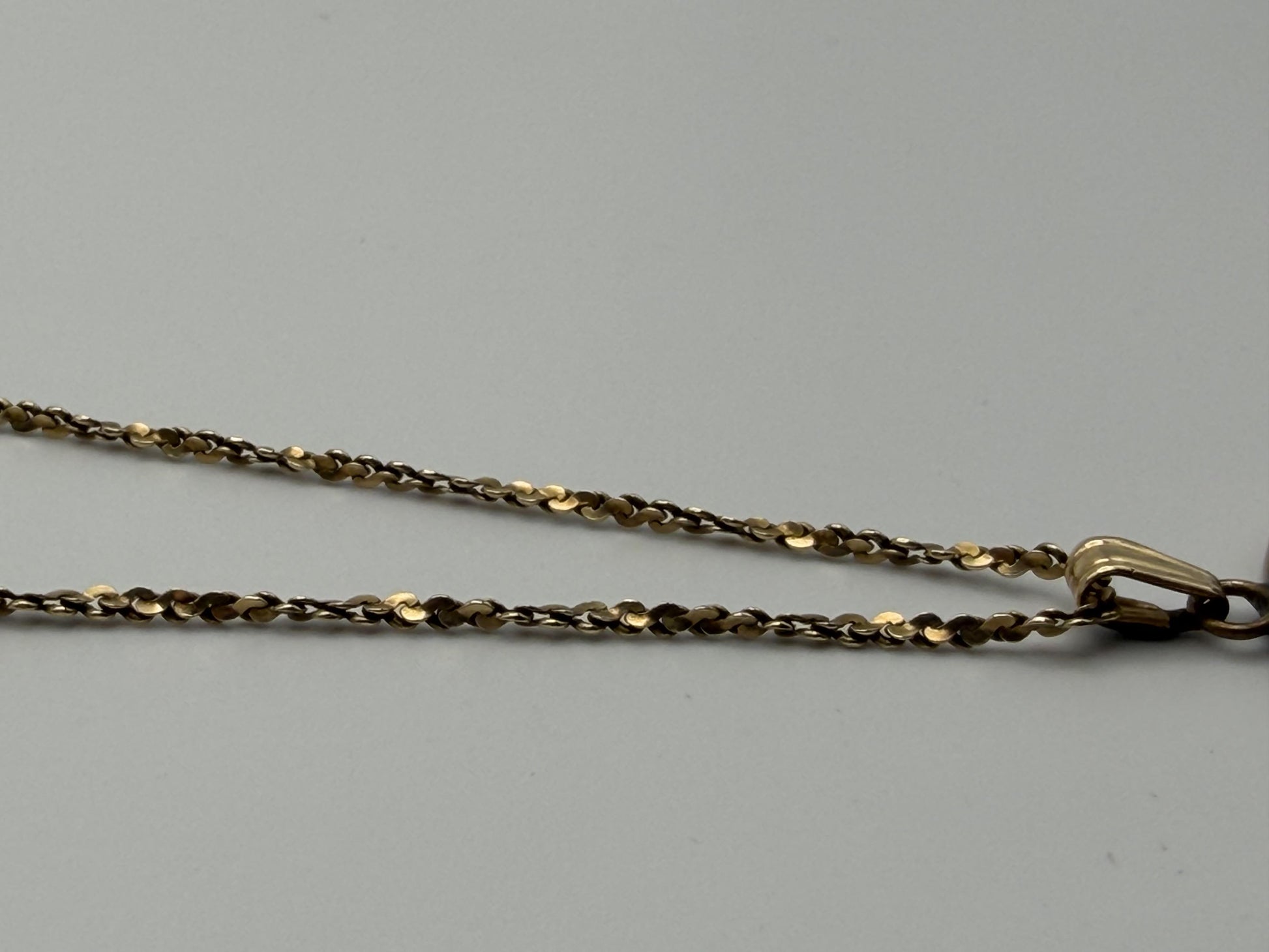 14K Gold Israel Aragot Silhouette Harp King David's Coin Pendant Necklace