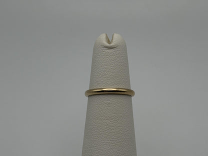 14k Yellow Gold JR Wood 2mm Wedding Band Comfort Fit Wedding Ring Anniversary