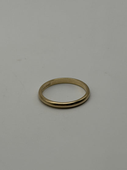 14k Yellow Gold JR Wood 2mm Wedding Band Comfort Fit Wedding Ring Anniversary