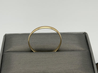 14k Yellow Gold 3mm Wedding Band Comfort Fit Wedding Ring. Anniversary Band.