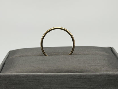 14k Yellow Gold Wedding Band Comfort Fit Wedding Ring. Anniversary Band.