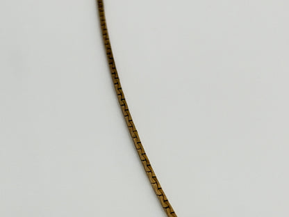 14k Vintage Italy Gold Chain Necklace 30" Dainty Minimalist Chain