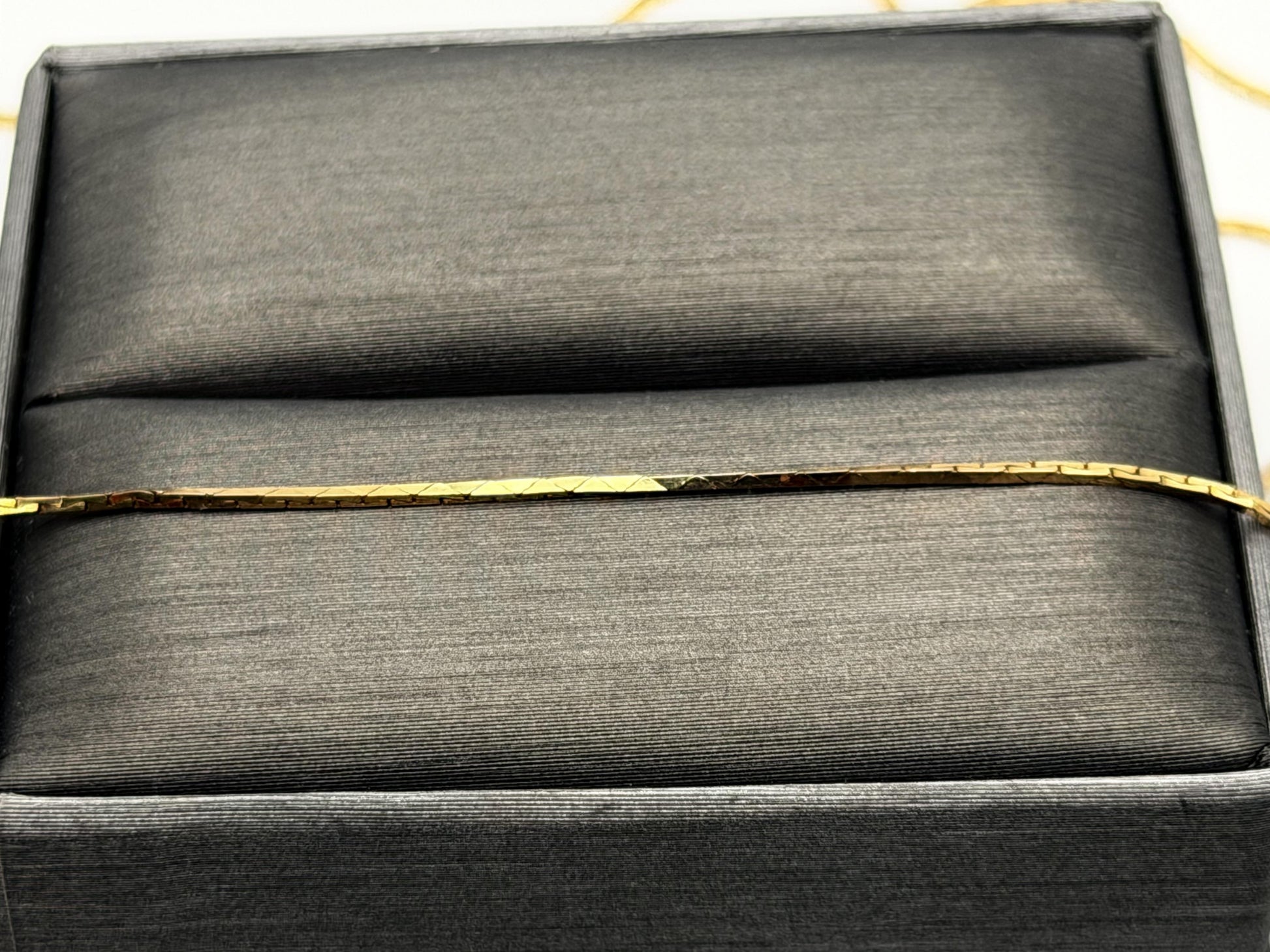 14k Vintage Italy Gold Chain Necklace 30" Dainty Minimalist Chain
