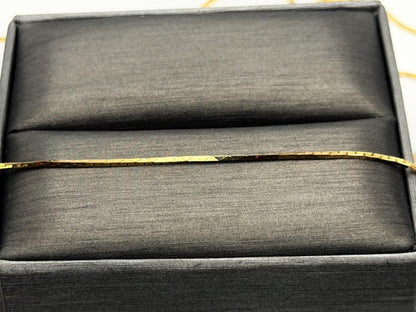 14k Vintage Italy Gold Chain Necklace 30" Dainty Minimalist Chain
