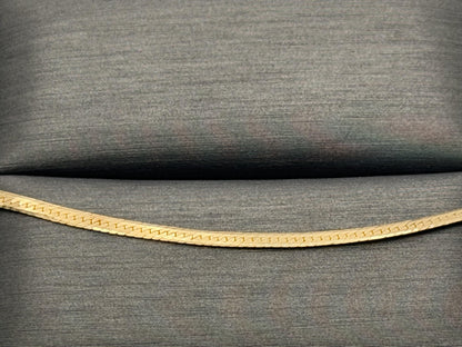 14k Yellow Gold Vintage italian Gold Snake Chain Necklace 30"