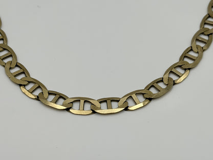 Cuban 10k Solid HEAVY 12gr ITALY Gold Bracelet 10" chain