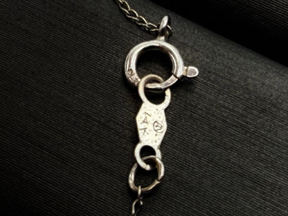 14k White Gold Solitaire 0.40ct  Diamond Necklace 20" Chain