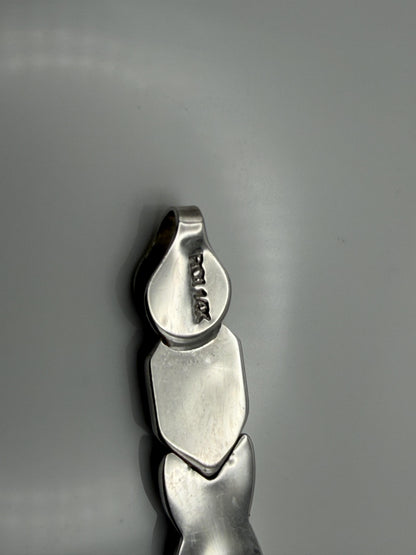14K White Gold Bracelet | 7” Designer Link Bracelet XOXO Bracelet