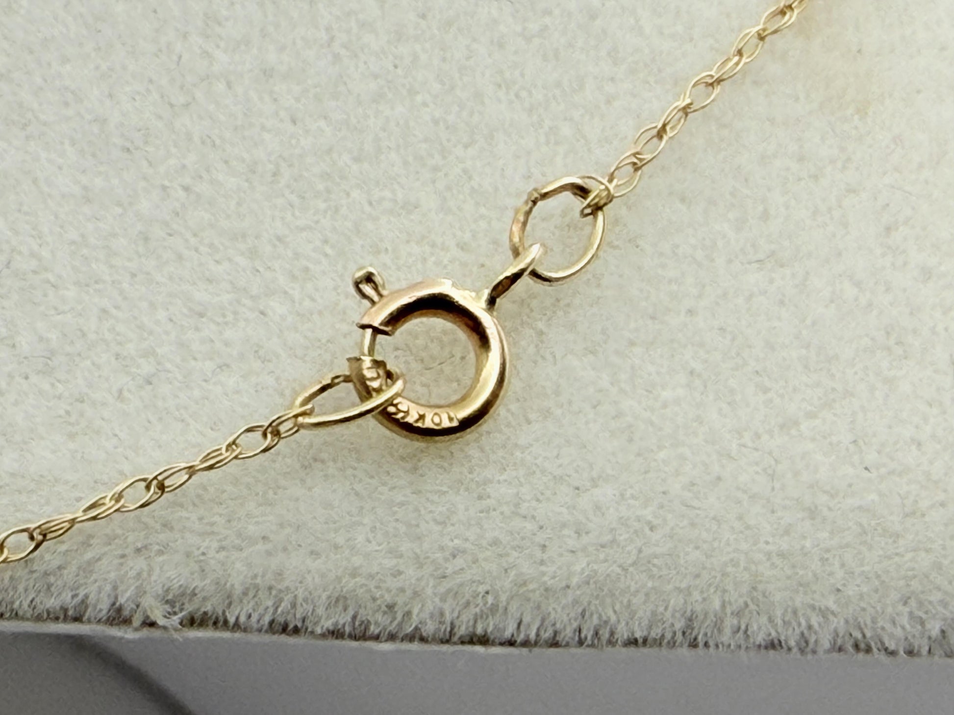 10k Two-Tone Gold Diamond Accent Heart Love Pendant Necklace 18" Chain