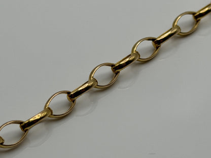 14k Gold Italy 7.5" Chain Link Bracelet