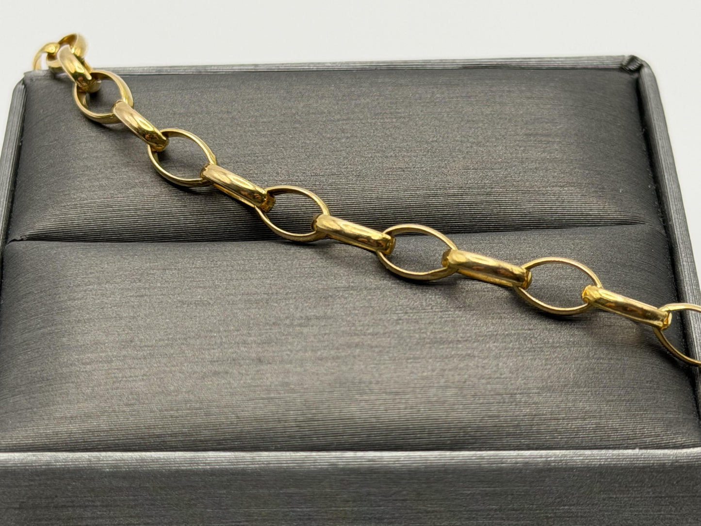 14k Gold Italy 7.5" Chain Link Bracelet
