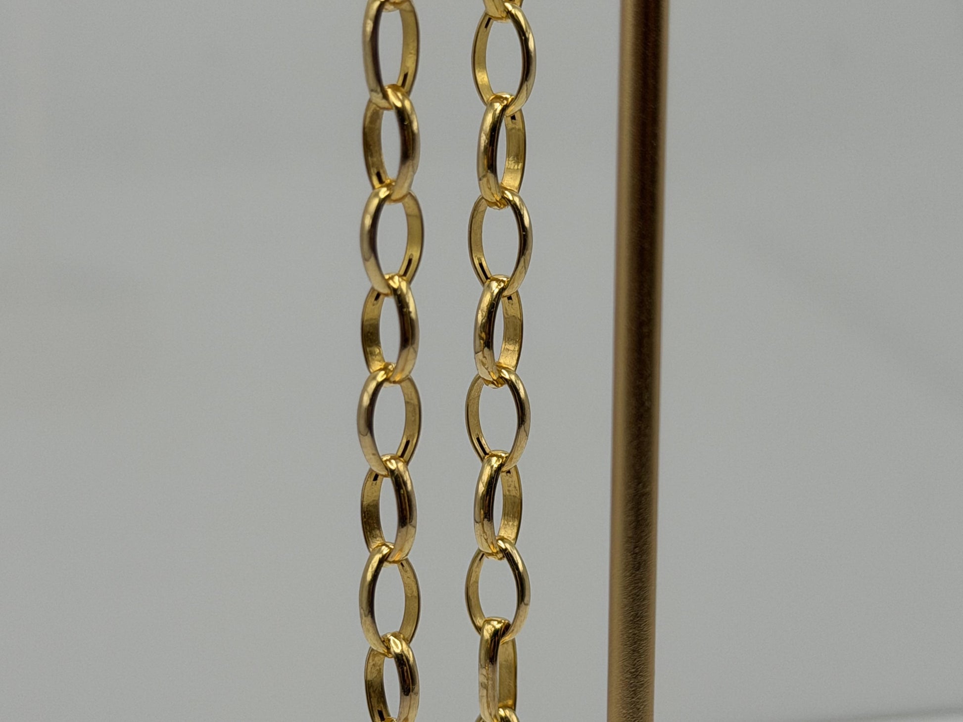 14k Gold Italy 7.5" Chain Link Bracelet