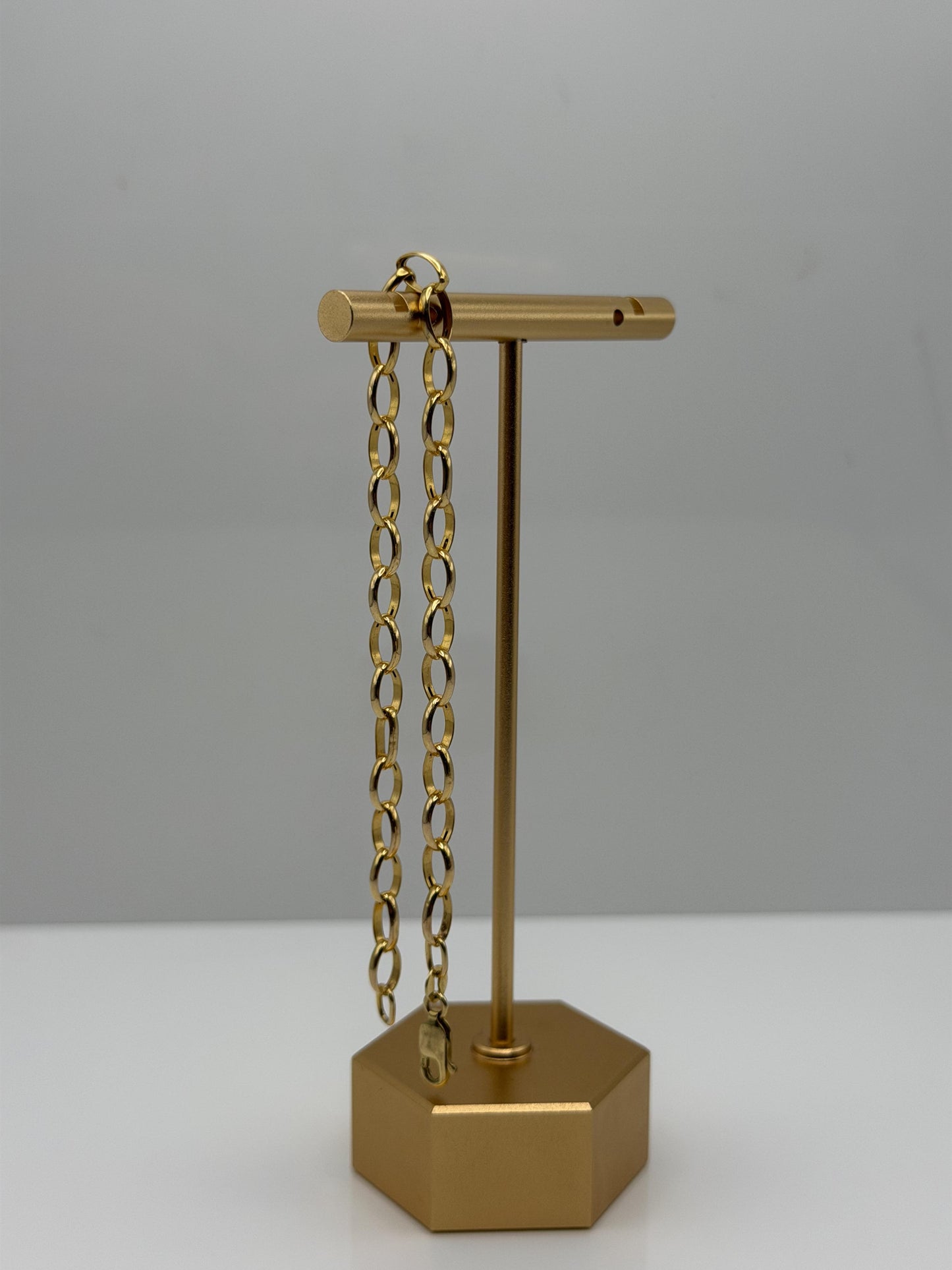 14k Gold Italy 7.5" Chain Link Bracelet