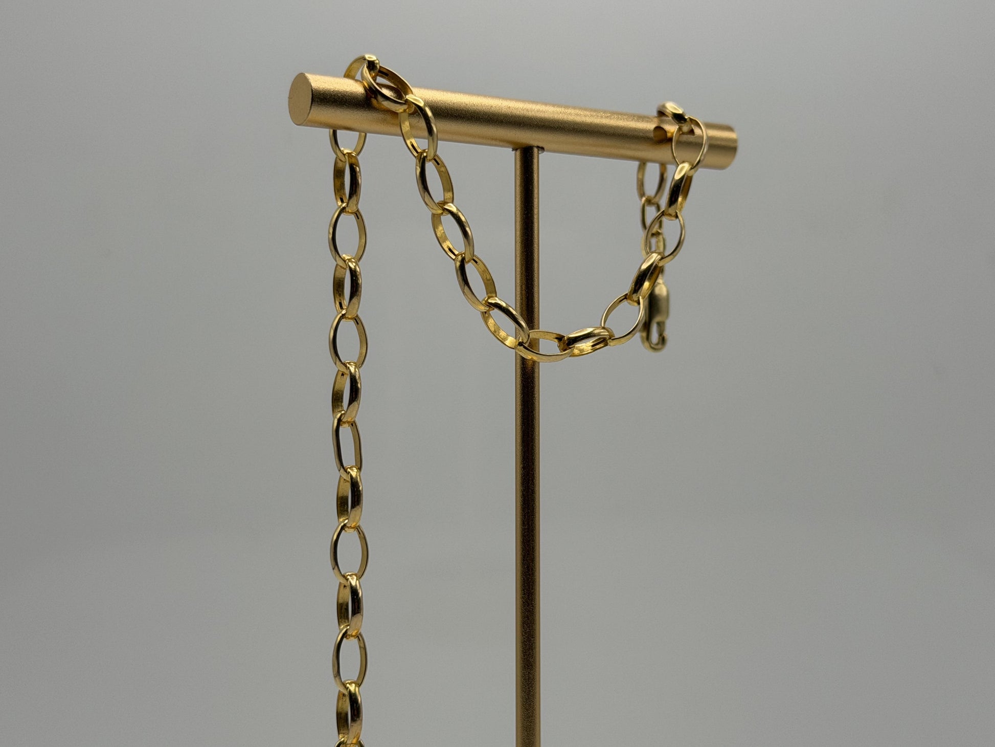 14k Gold Italy 7.5" Chain Link Bracelet