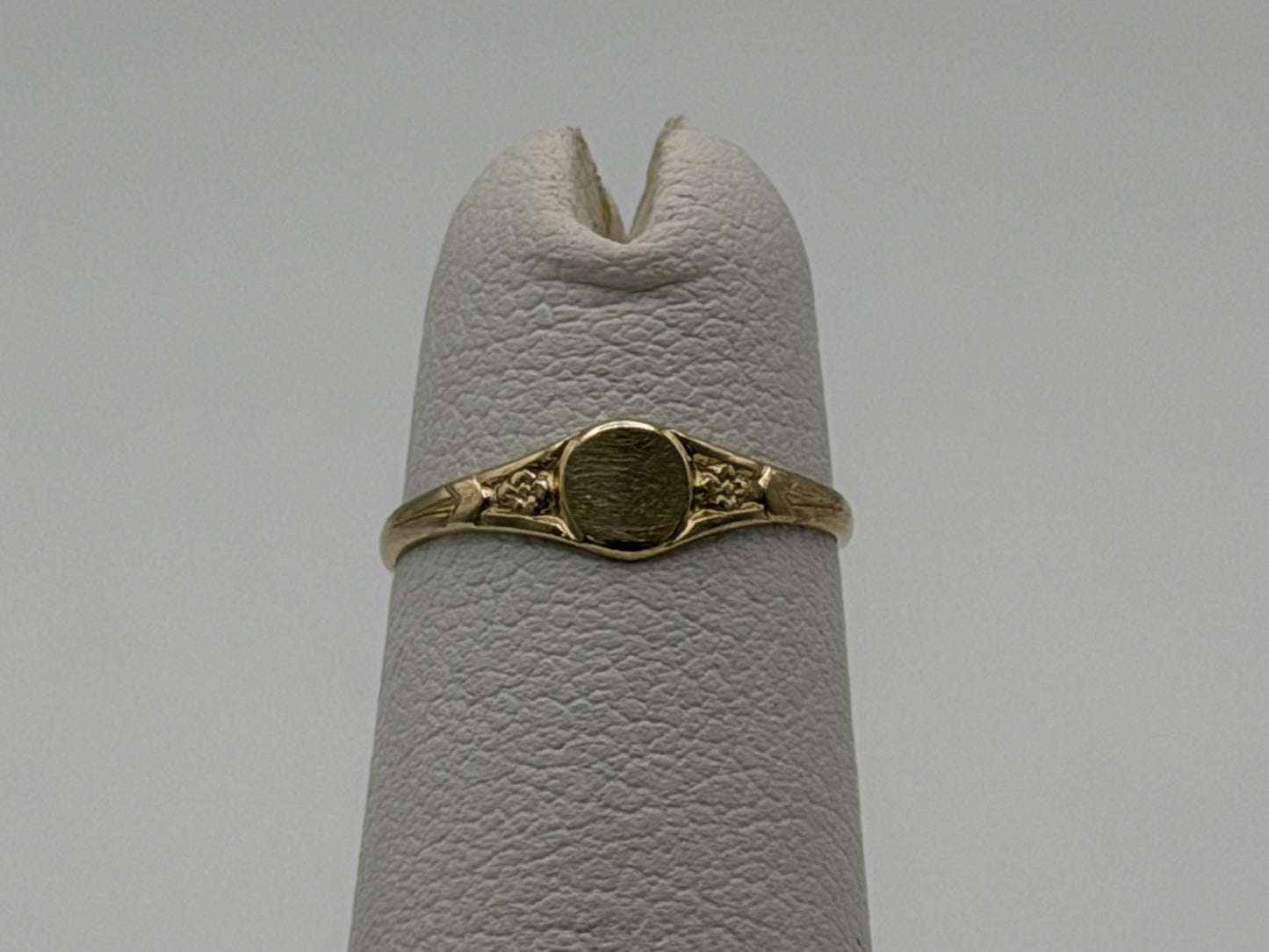 10K Gold Child Ring Minimalist Baby Ring Dainty Gold Band Kids Ring